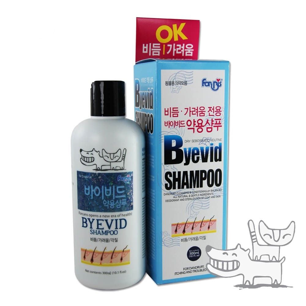 강아지 애견 반려견 포비스 바이비드 약용샴푸 300ml 비듬 가려움 피부트러블pys1582 20,030원