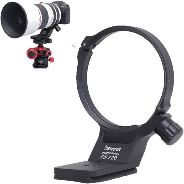 iShoot 아이슈트 금속 삼각대 마운트 링 렌즈 칼라 캐논 RF 70-200mm f28L is USM EIII와 호환 지지대 홀더 브래킷 하단 아르카-스위스 퀵 릴리즈 플레이 106,400원
