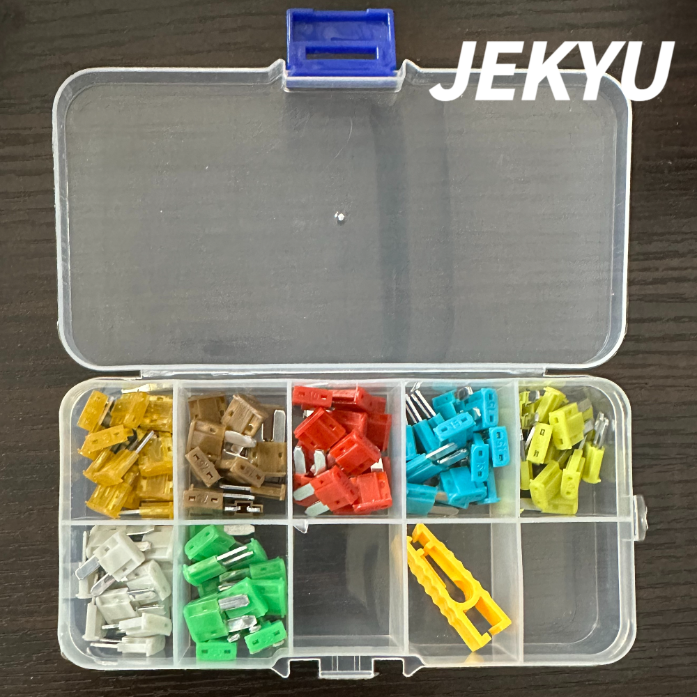 JEKYU 캠핑카 자동차용 휴즈 퓨즈 FUSE 신형 마이크로2(Micro2) 100pcs CAR FUSES 16,800원