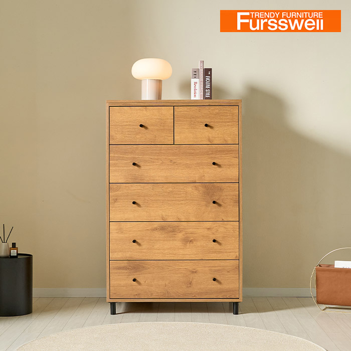 퍼스웰 유로 E0 광폭 칸칸이900 5단6칸서랍장(UT_011), 화이트 229,000원