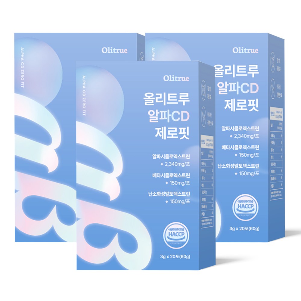 올리트루 알파 CD 분말 알파시클로덱스트린 제로핏 난소화성말토덱스트린 HACCP인증 28,900원