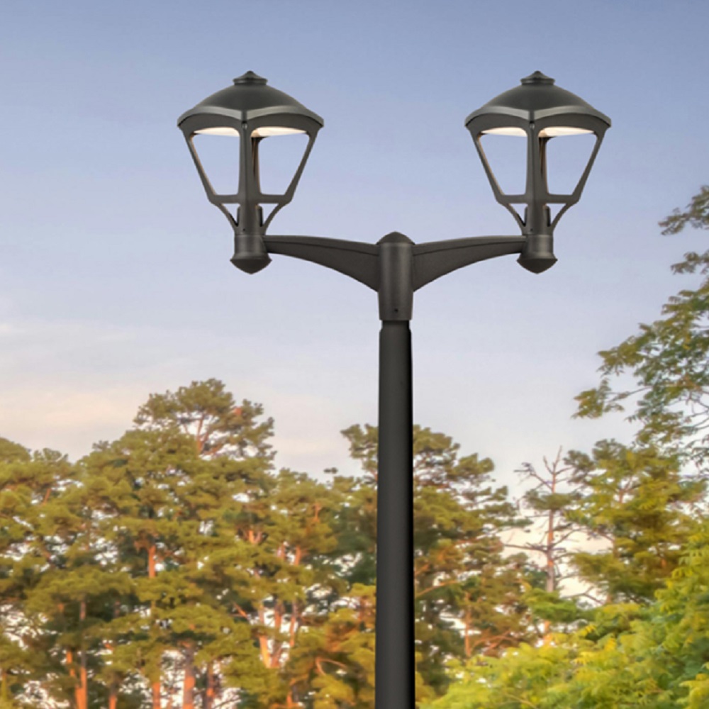 감성 야외 가로등 정원 조명 2등 가든 램프 고급 알루미늄 폴라이트 방수 디자인 흑색 설치 가능 1,852,500원