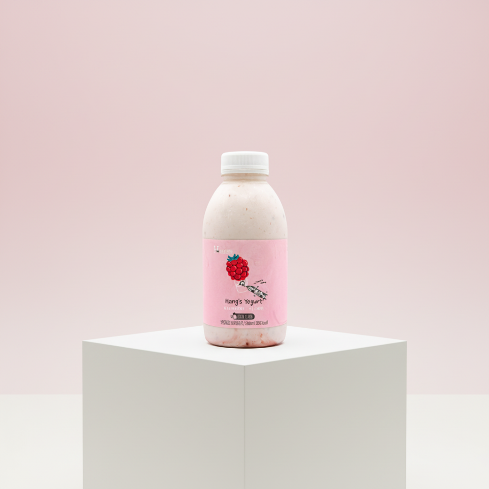 무항생제 인증 1등급 원유 제주 지헌목장 홍스요구르트 라즈베리 500ml 6,000원