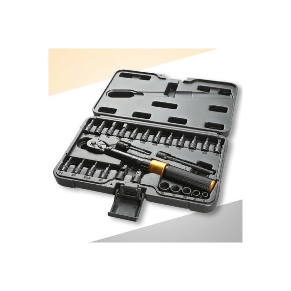 썬키 26PCS 1/4 토크렌치 세트 72T STW-14S 6.35MM 5-25NM 91,300원