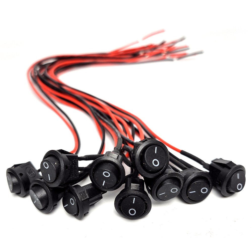 NEW버전 소형 스위치 전기 전원 똑딱이 전원 누름버튼 10개 묶음 30,900원