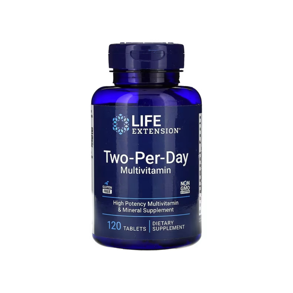 라이프익스텐션 투퍼데이 멀티비타민 V2 120정 하루 두 번 고함량 종합비타민 정타입 49,300원