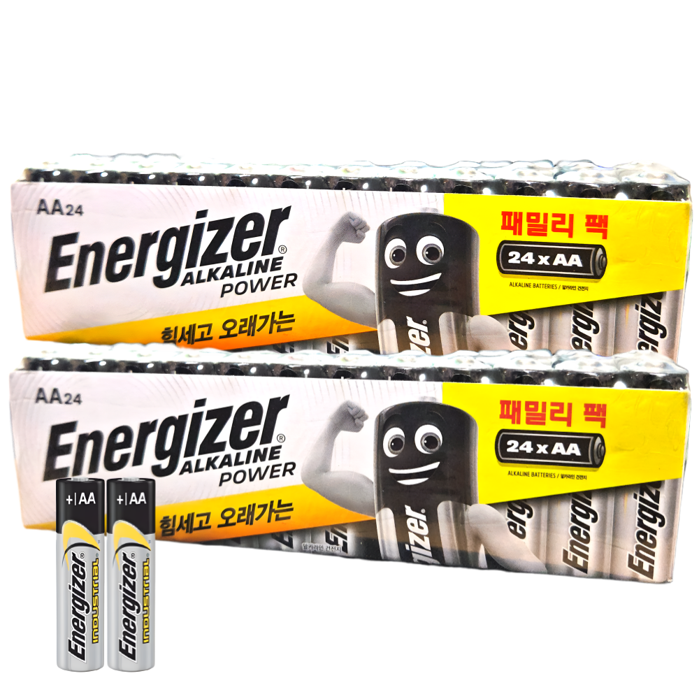 건전지나라 에너자이저 알카라인 AA 건전지 최신제조 51,210원