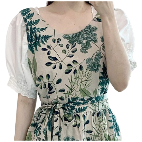 올리브 롱 앞치마 공방 플로리스트 어린이집 홈카페 플라워앞치마 집들이선물, 그린, 1개 57,500원