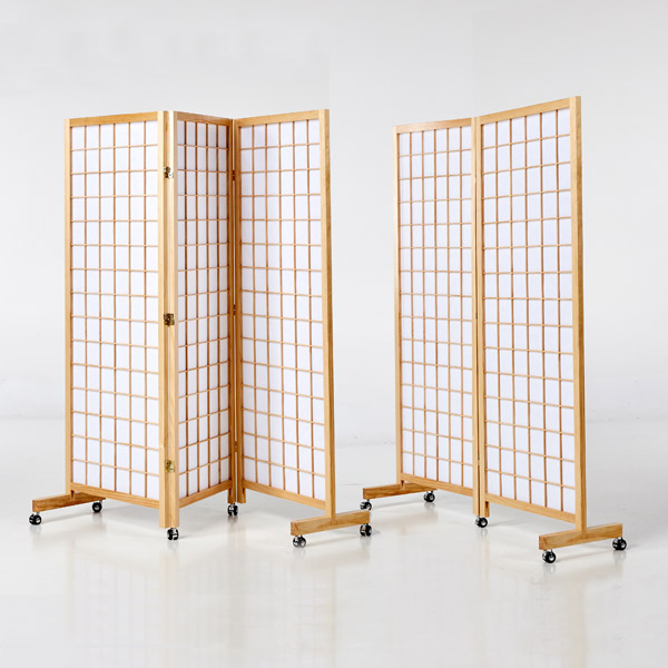 가구야히메 원목 바퀴 병풍 파티션 2color 2size 운치있는 고급 한지파티션 186,000원