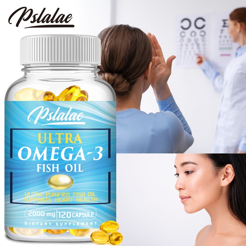 오메가 3 피쉬 오일 캡슐 2000mg - 3배 강화, 최고 효능 - EPA & DHA 함유 16,710원