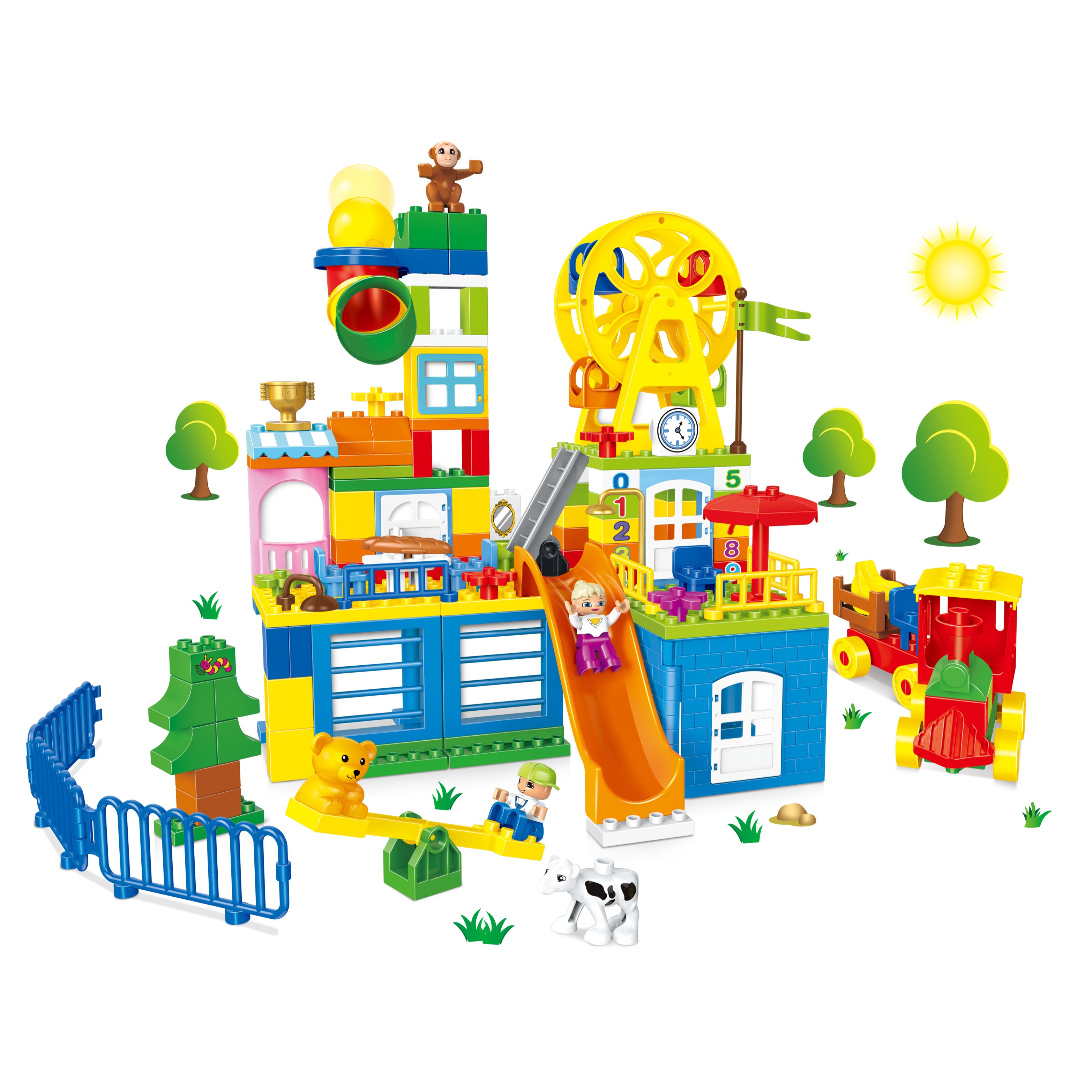 블록피아 키드두 블록 놀이공원 레고 듀플로 호환 유아 블럭, 1개 68,000원