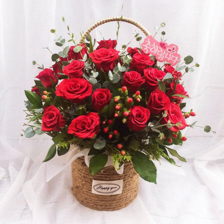 pm3시전주문시 다음날배송 고급생화꽃바구니,생일,기념일,출산,임신축하,환갑,칠순꽃 전국꽃배달,여자친구꽃선물, 58,000원