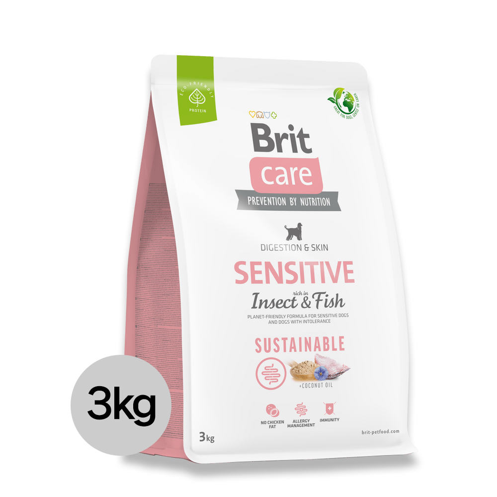 브릿 케어독 그레인프리 하이포알러제닉 저알러지 다이어트 사료 비숑 푸들 퍼그 페키니즈 포메라이언 치와와 요크셔 눈물사료, 1개, 3kg, 곤충 51,800원