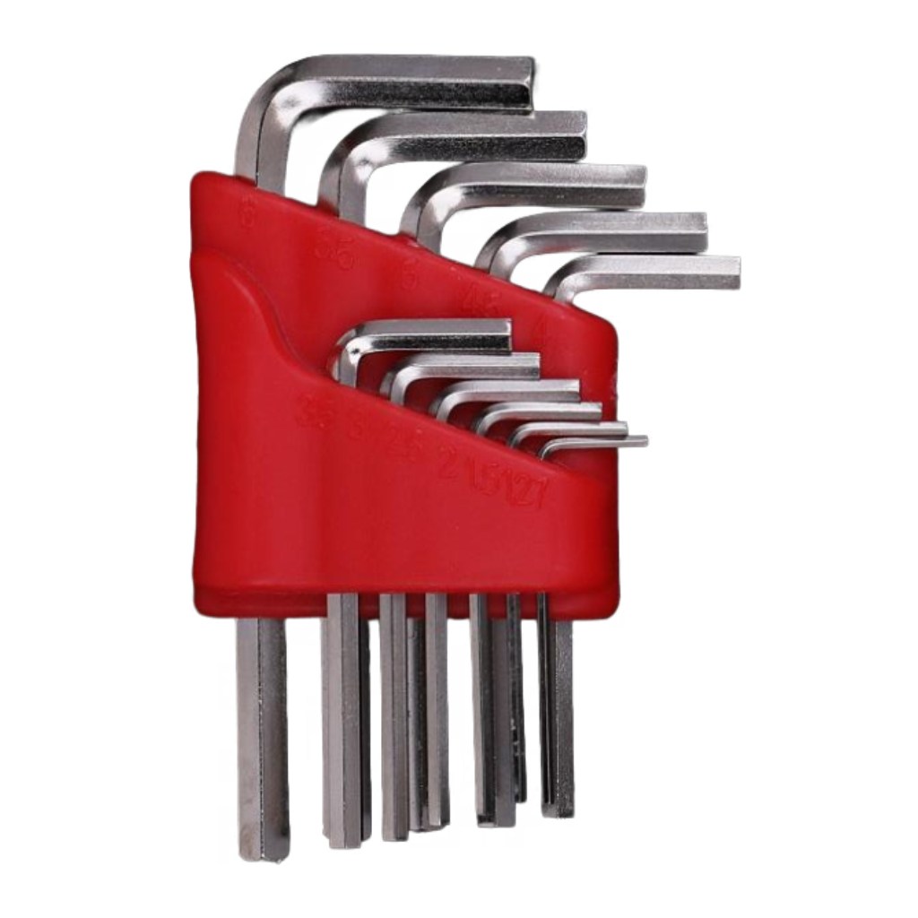 육각렌치 11종세트 L형 짧은 육각렌치 단단하고 컴팩트한 소형 공구세트 4,500원