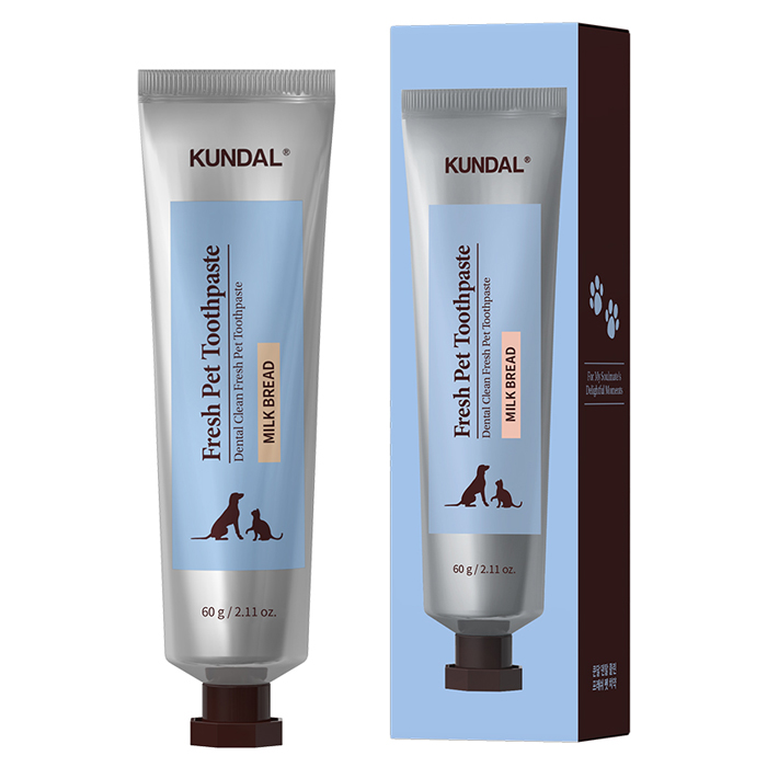 쿤달 반려동물 덴탈 클린 프레쉬 펫 치약 우유식빵향 8,000원
