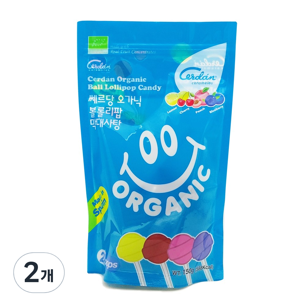 쎄르당 오가닉 볼롤리팝 유기농 막대사탕 15,970원