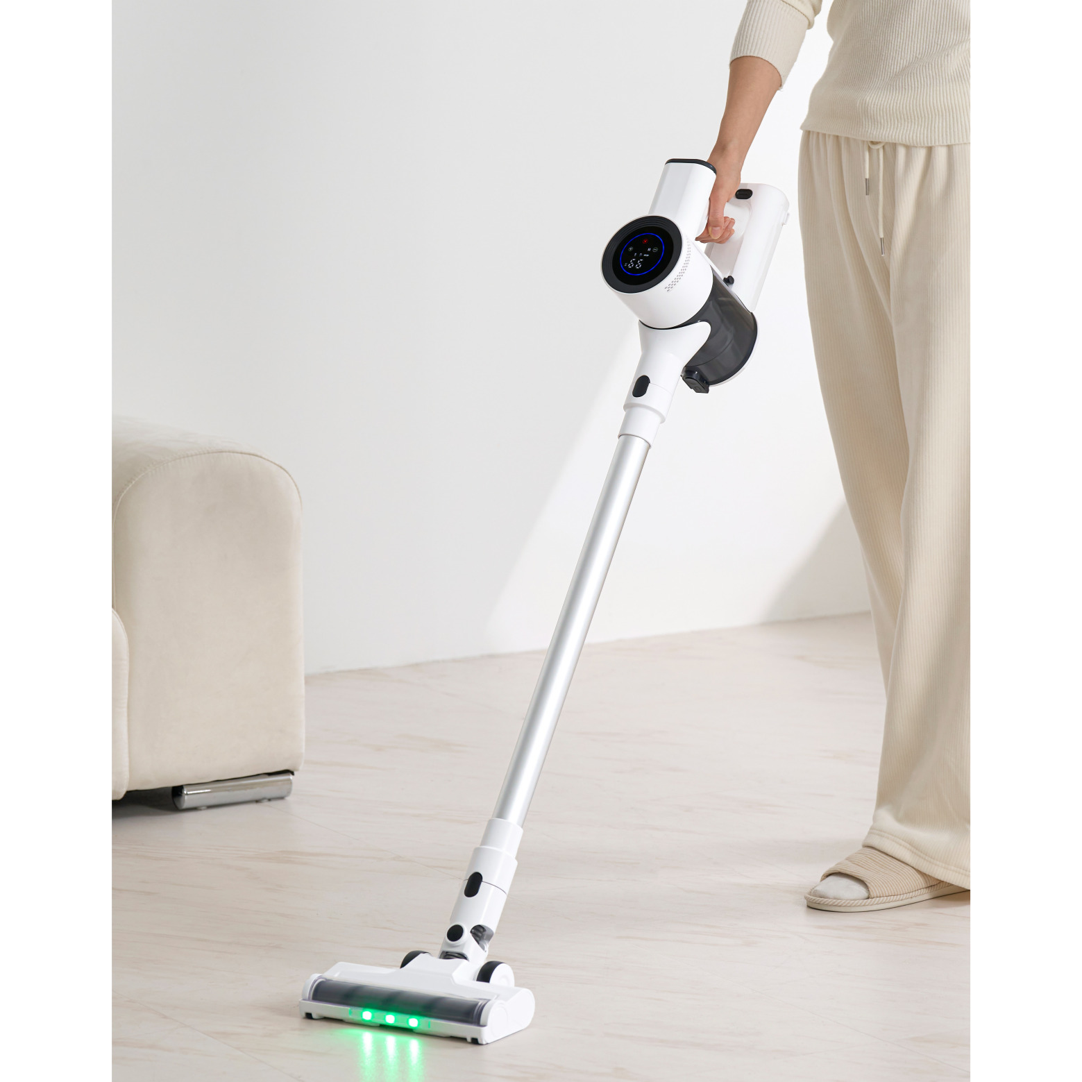 [하이엔드] FIT7 무선 청소기 흡입자동조절 BLDC 초강력 초경량 차이슨 흡입력 좋은 진공청소기, 에센셜 화이트, FT470-BLD 209,800원