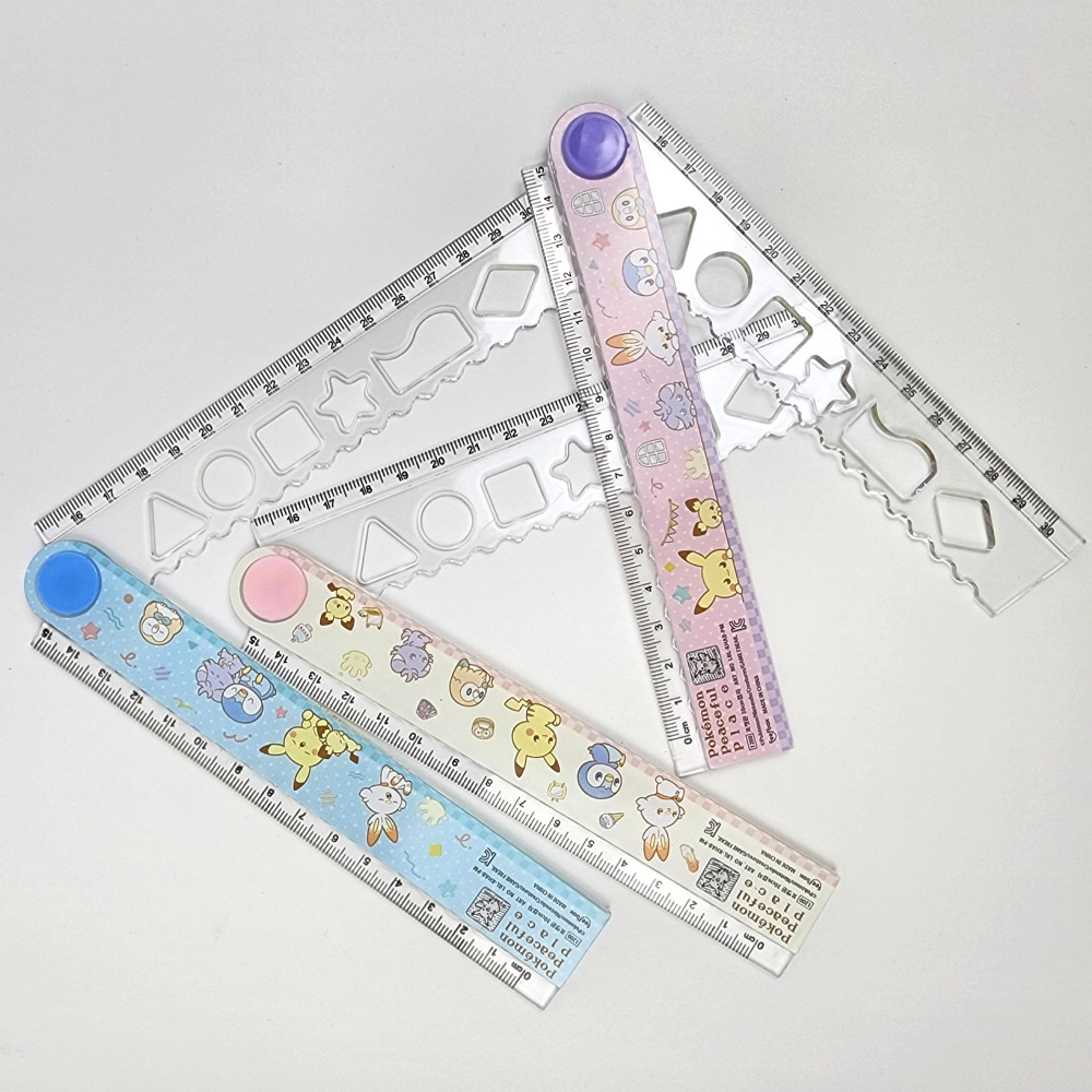 [무료배송/당일배송] 포켓몬자 15센치자 어린이자 15cm자 30cm 스마트 접자   [엘리빅마켓] 7,790원