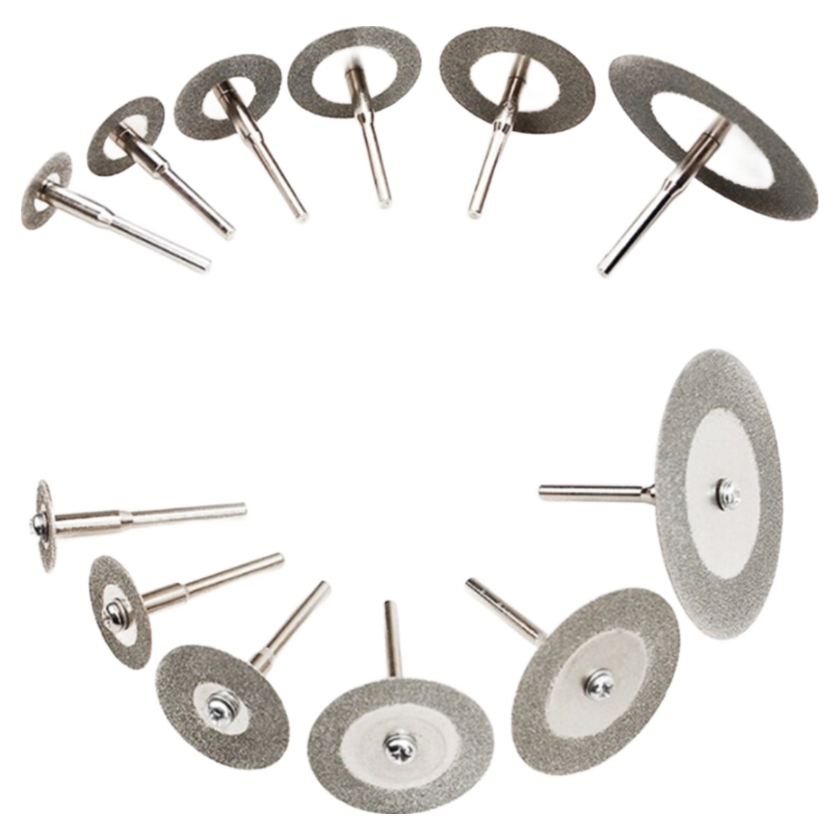 맨드렐 커팅날 드릴 미니그라인더 다양한 사이즈 드레멜 다이아몬드 커팅휠 절단 컷팅날 드릴, 1세트, 그라인더날 직경 9,900원