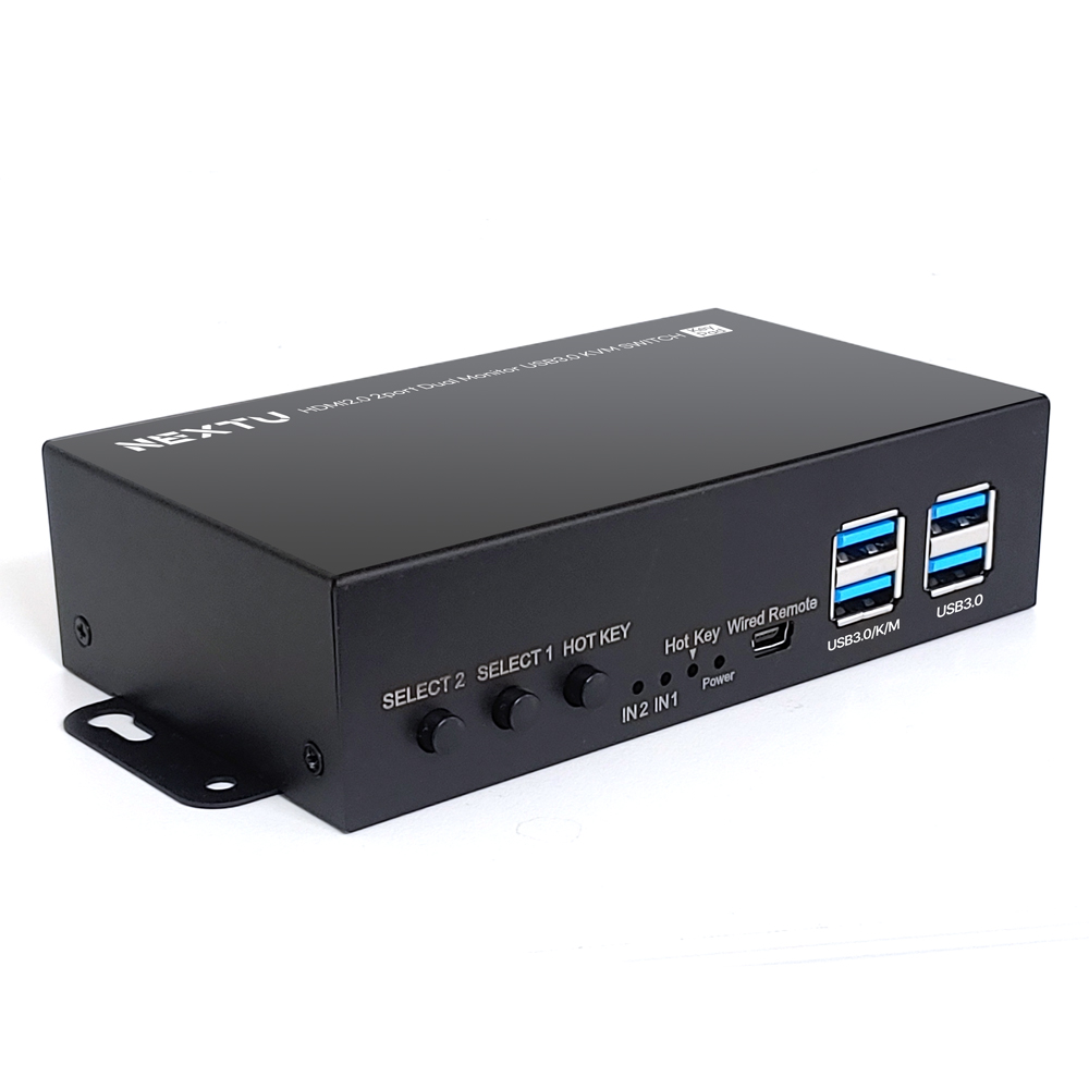 이지넷유비쿼터스 NEXTU NEXT-8903KVM-DUAL 2포트 HDMI KVM 스위치, 1개 111,000원