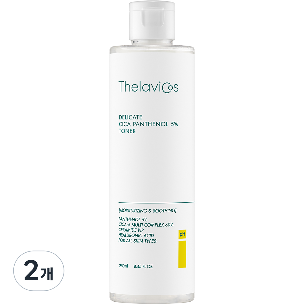 테라비코스 델리케이트 시카 판테놀 5% 토너, 2개, 250ml 27,280원