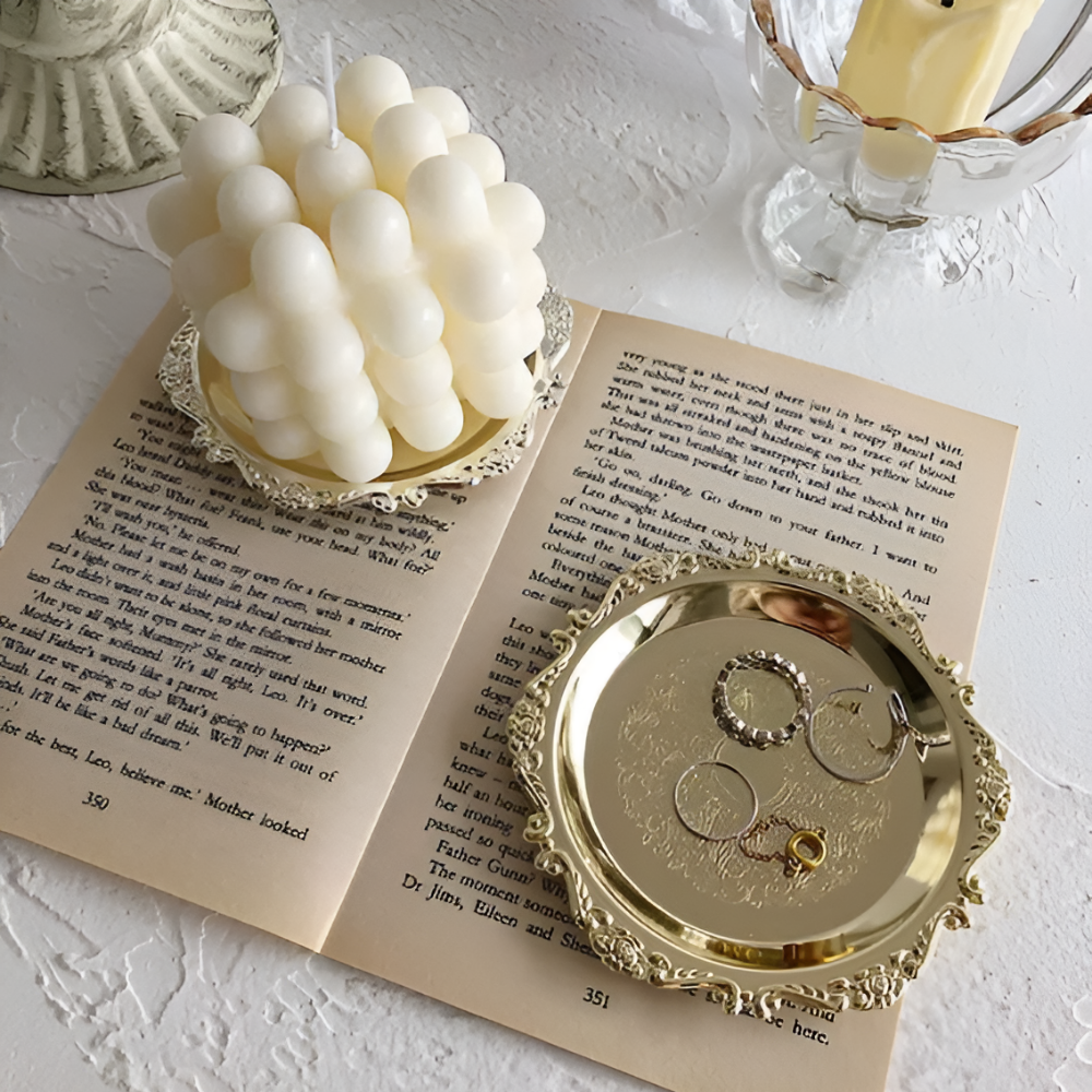 몽벨르 빈티지 메탈 악세사리 트레이, 골드 9,680원