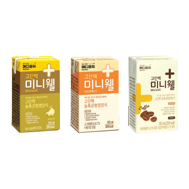 메디푸드 미니웰 바나나 커피 고구마 당뇨 암환자 노인 영양식(1+1+1) 72팩 98,000원