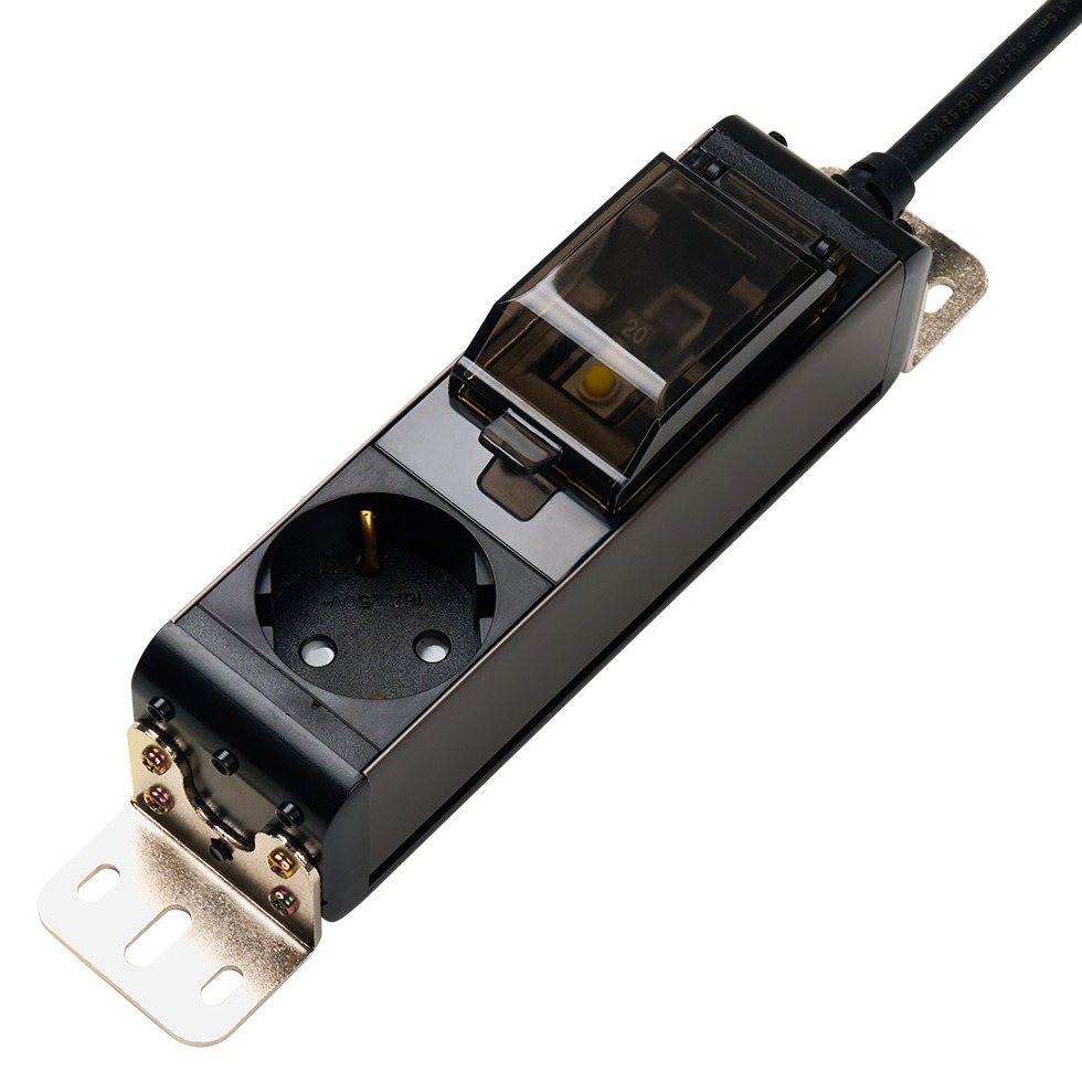 보에담 서버탭 누전차단 알루미늄 고용량 멀티탭 1구, 다크그레이, 1개, 3m 38,500원