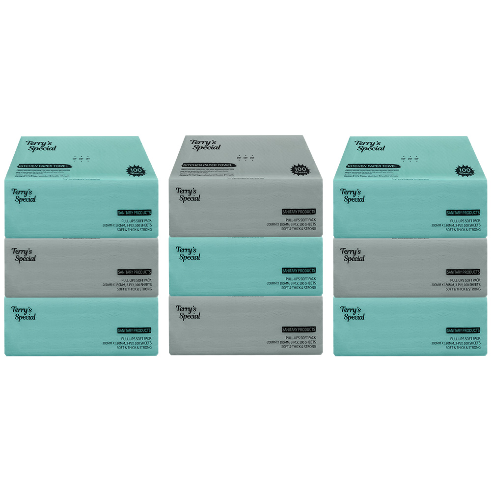 테리파머 뽑아쓰는 키친타올 3겹 총900매 100매X9팩X1박스 무형광 천연펄프 (피스타치오&그레이) 키친타월 주방용품 생활용품 화장지 휴지 주방 물티슈 각티슈 두루마리 핸드타올 9,510원