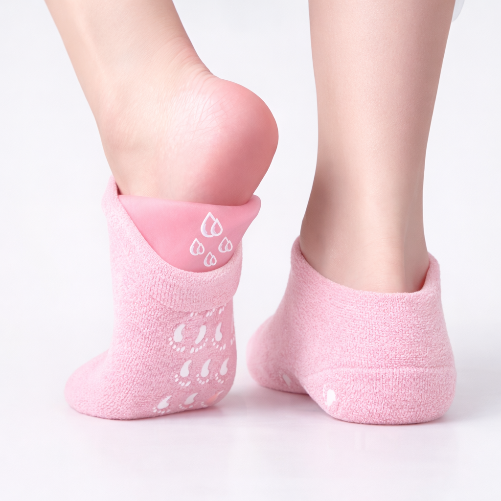 아즈몰 실리콘 젤 보습 양말 발뒤꿈치 각질케어 수면양말 8,350원