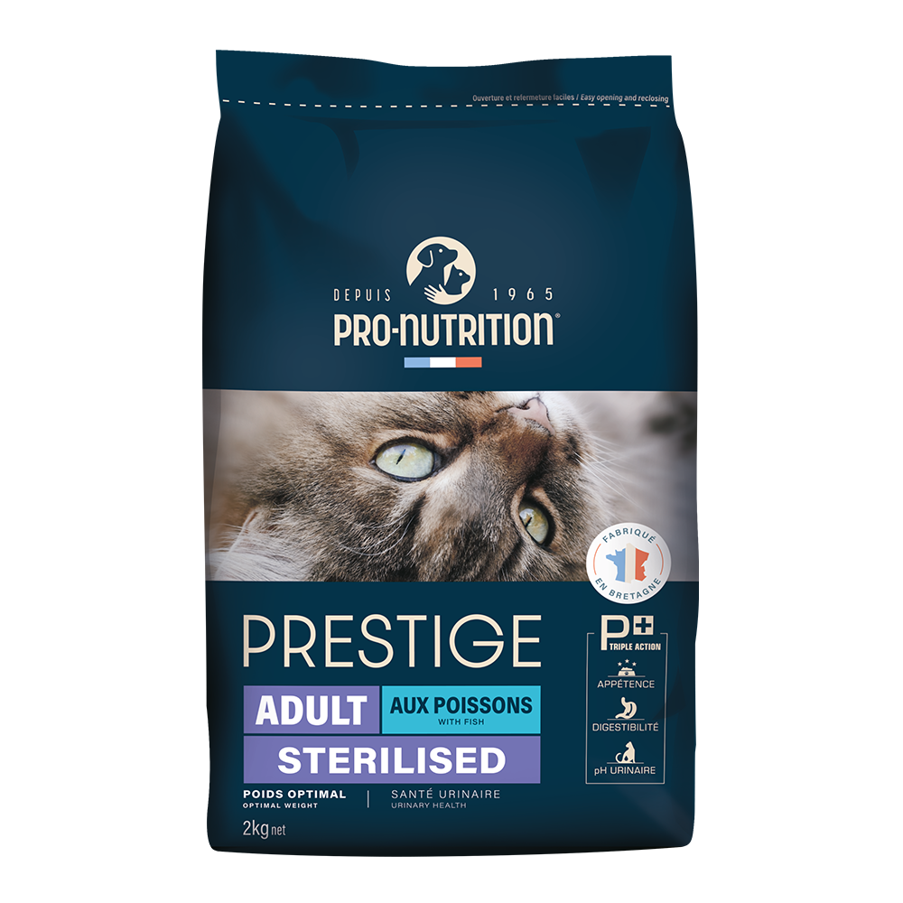 프레스티지 캣 중성화 피쉬 헤어볼 소화 중성화 고양이 사료, 2kg, 1개 32,000원