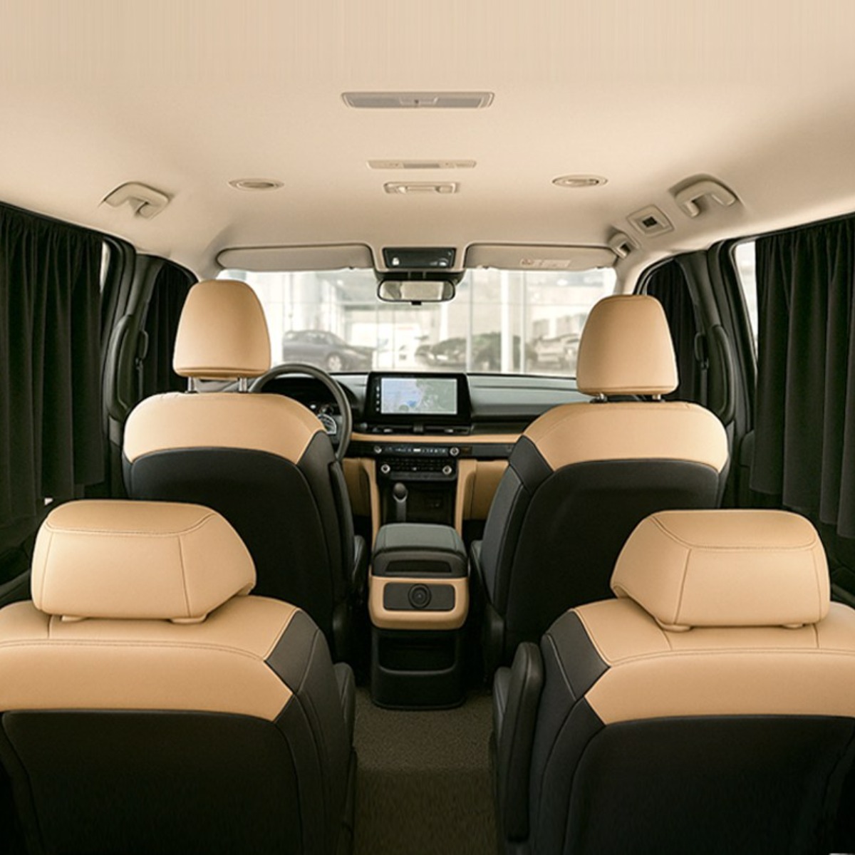 벤비아 카니발 리무진 커튼 전좌석 풀세트 4p 뒷세트2p 선택옵션 레일커튼 햇빛차단 암막 커텐 사생활보호 차박커튼 캠핑 올뉴 그랜드 KA4 모든연식 00822, 블랙, 1세트 56,600원