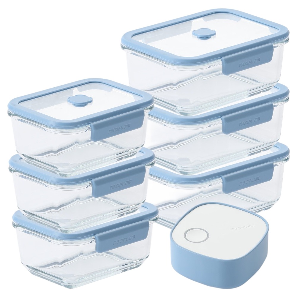 네오플램 베큐씰 진공 내열유리 직사각 밀폐용기 세트 120,710원
