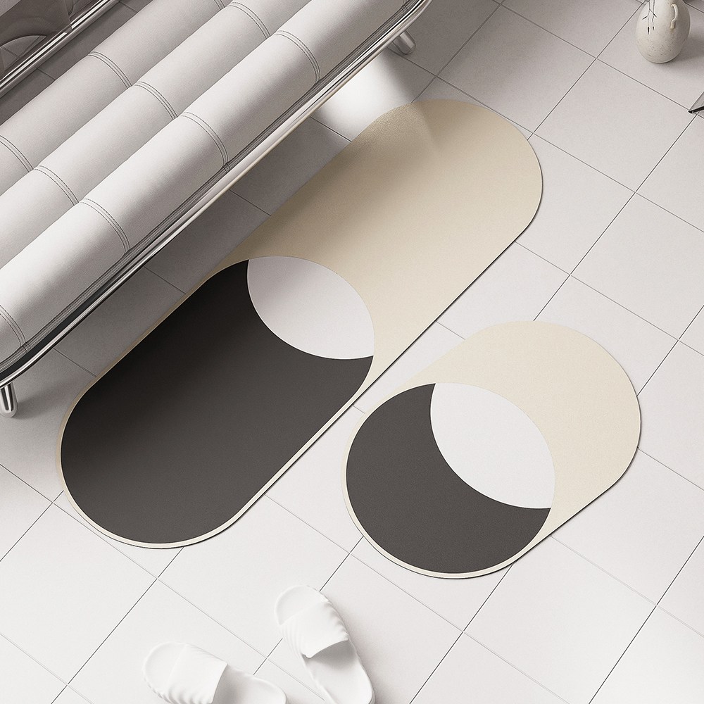 오블로 오브제에디션 빨아쓰는 규조토 발매트 S+L 2종세트, 1개, 아이보리밀크 28,900원