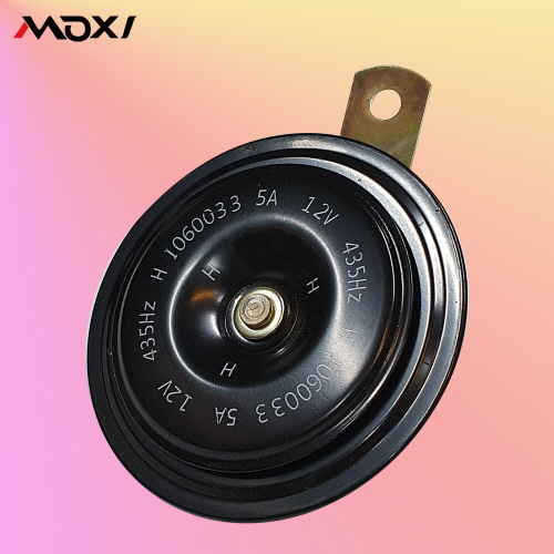 MOXI 12v 자동차 오토바이 에이치알 블랙 클락션 전자혼 순정혼 115db 435hz, 1개 5,460원