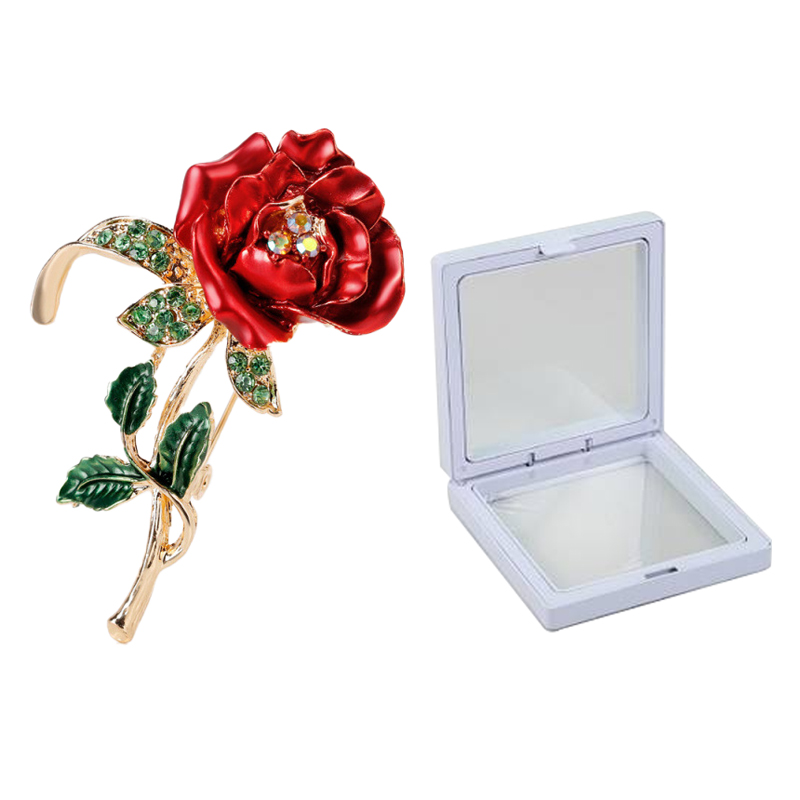 비아워게스트 큐빅 카네이션 브로치 + 케이스 세트 8,900원