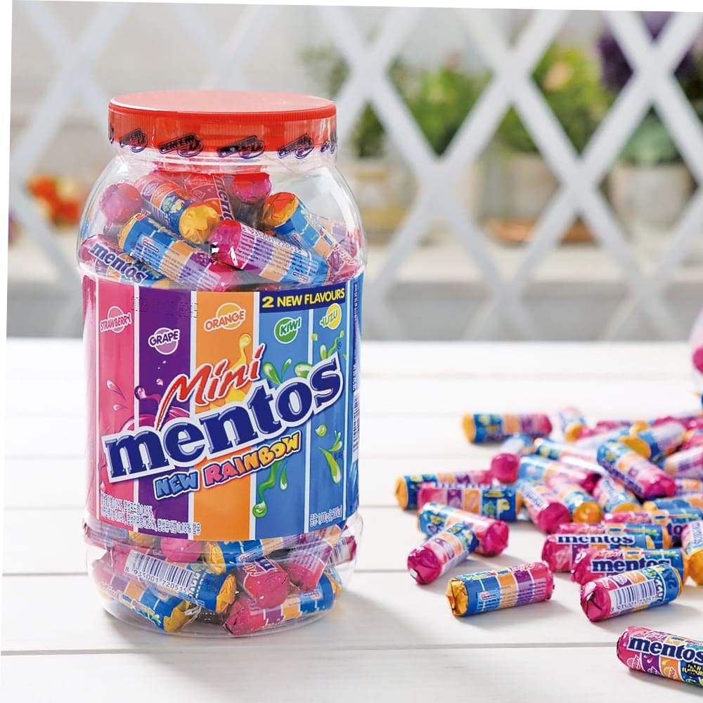 화이트데이 멘토스 미니 뉴레인보우 100입 사탕 사무실 간식 선물 UQWA1BCF6 17,210원