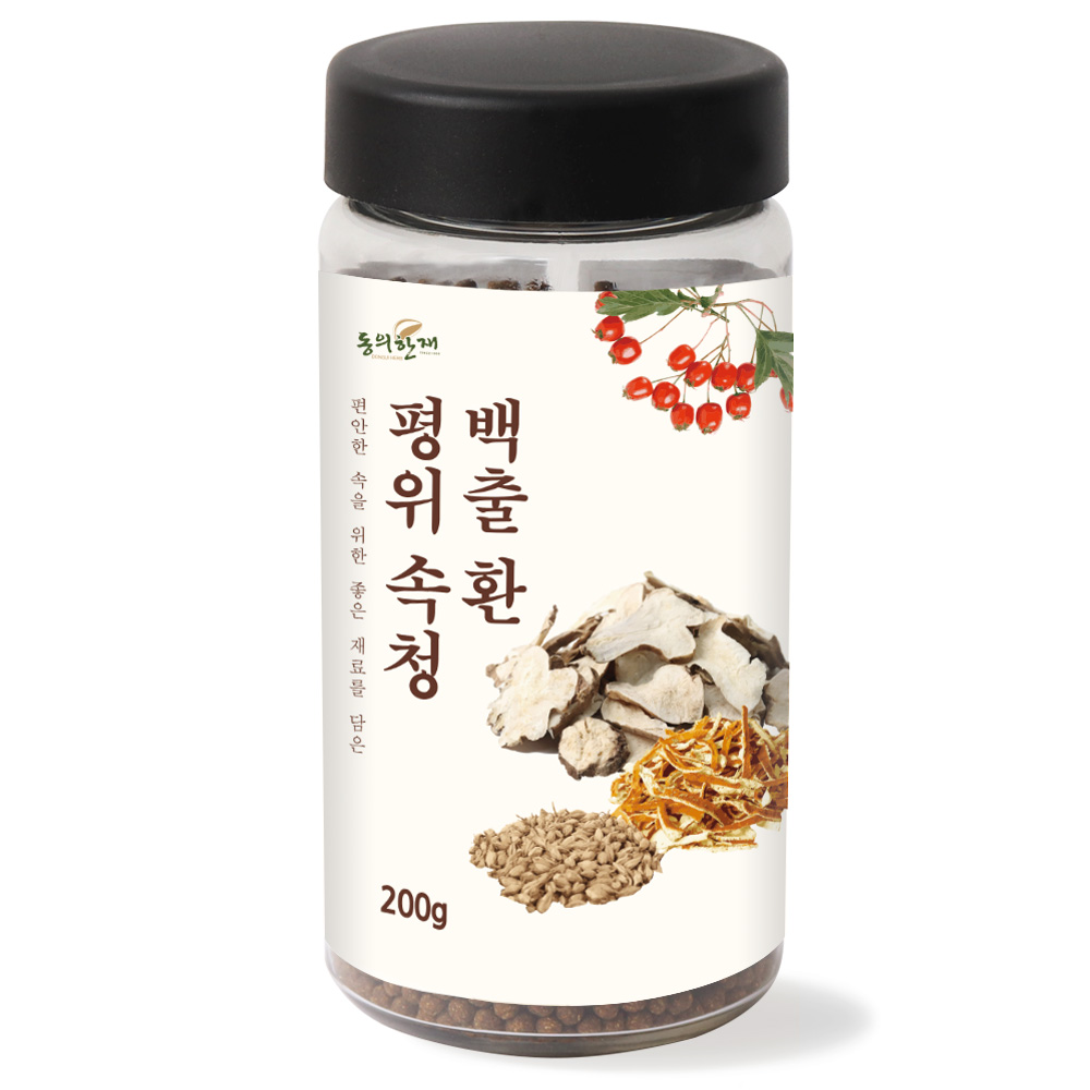 동의한재 평위 속청 백출환 10종 원재료 19,500원