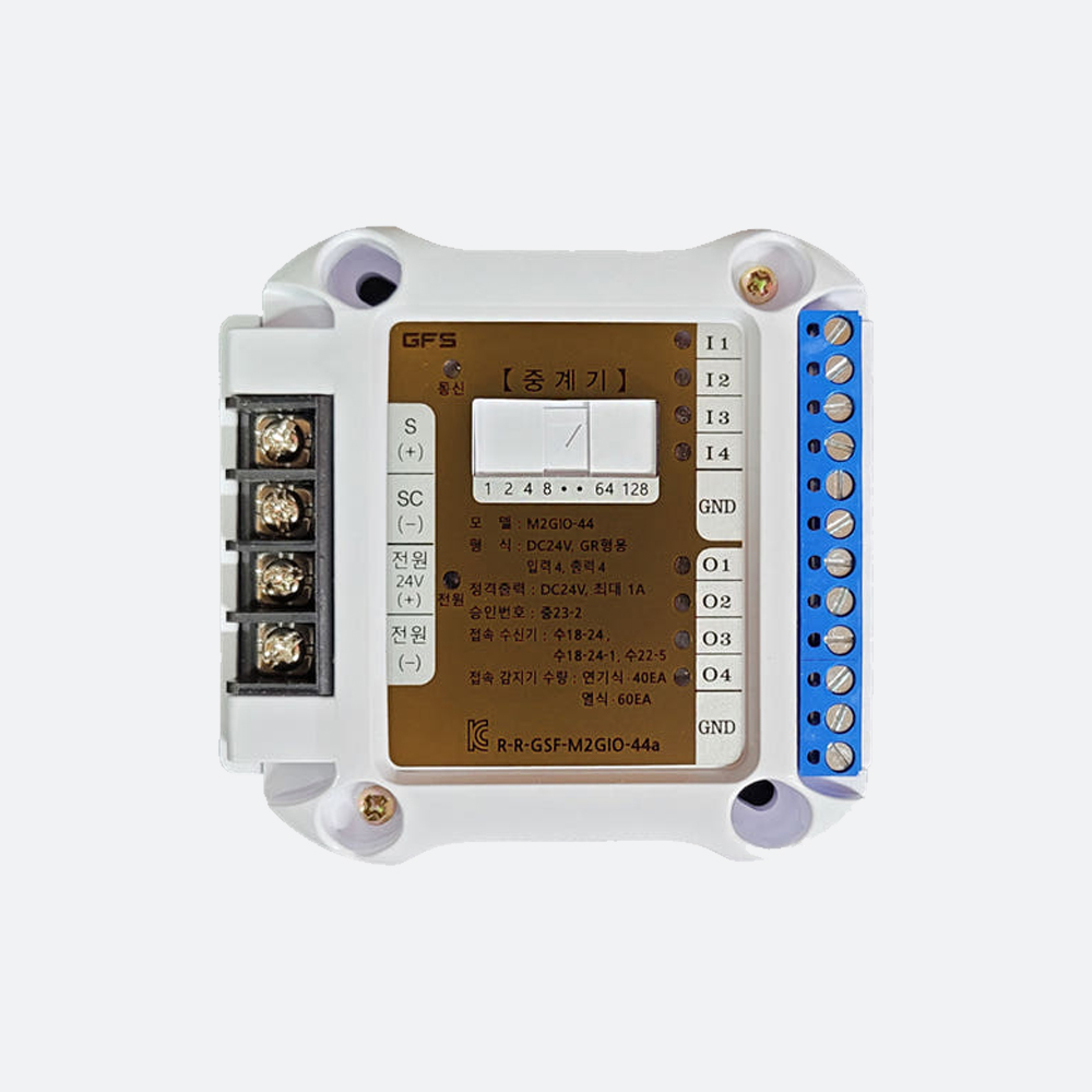 GFS 금성 소방 중계기 4회로 아날로그 R형 중계기 M2GIO-44 60,000원