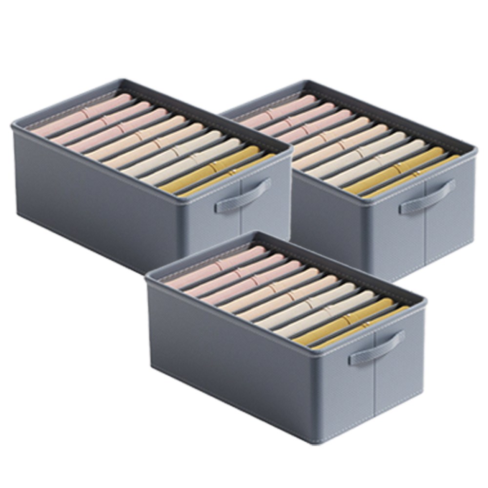 레디박스 칸막이 여름 겨울 의류 보관함 수납 관리 옷정리함, 3개, 그레이 13,900원