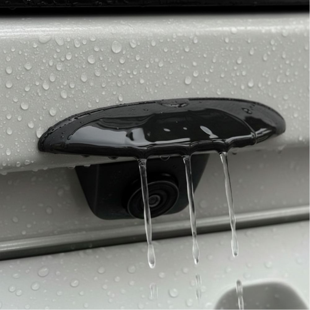 케어핏 빗물가리개 후방카메라 커버 레인쉴드 덮개 커버, 1개, 블랙, 우산형 7,200원