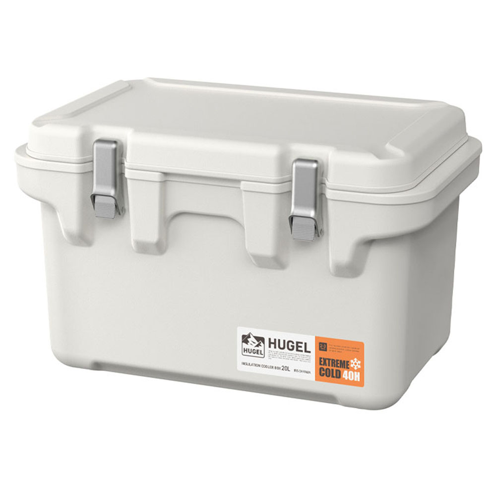 휴겔 진공단열 하드쿨러 아이스박스, 화이트애쉬, 20L 220,000원