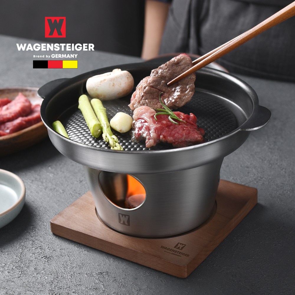 바겐슈타이거 통3중 미니 화로 그릴 불판 세트 1인용, 1개 35,750원