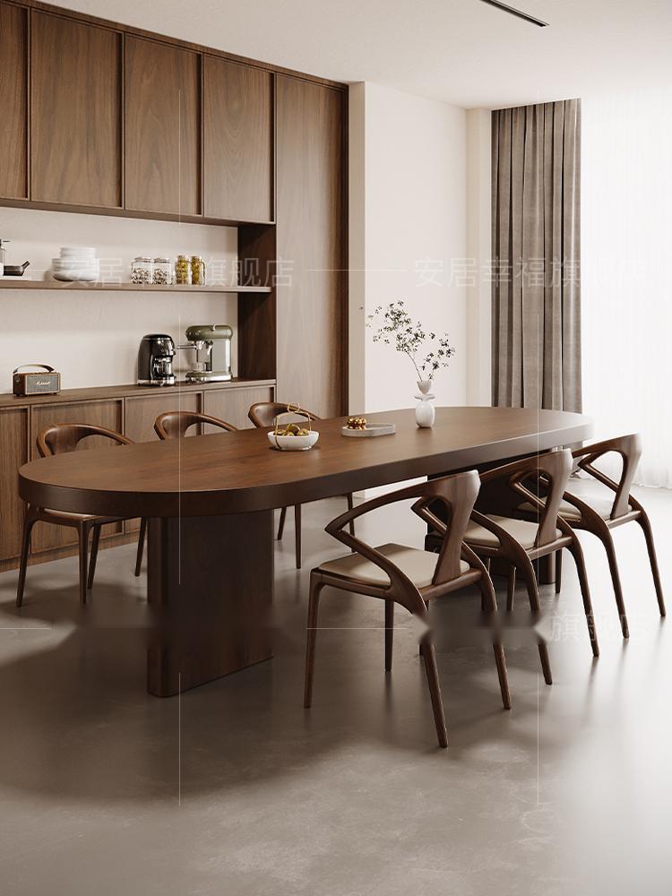 [타원 원목식탁] 식탁세트 6인용 원목식탁 고급스러운 디자인 378,000원