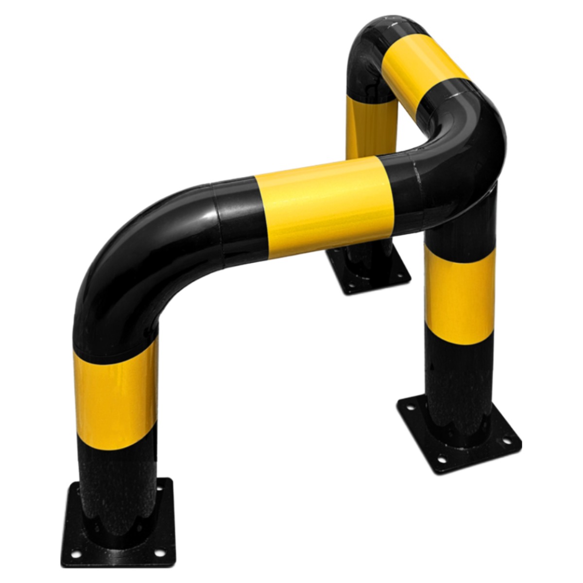 스틸 L자 코너가드 (다리발 3개) 주차장 물류창고 코너가드 충돌 충격 방지 기둥보호대 코너보호대, 1개, 스틸 앙카식 123,000원