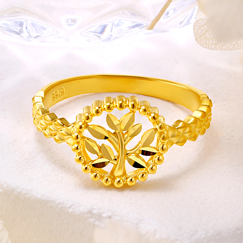 골드앤 순금 24K 엠보 행운나무 반지 1,117,600원