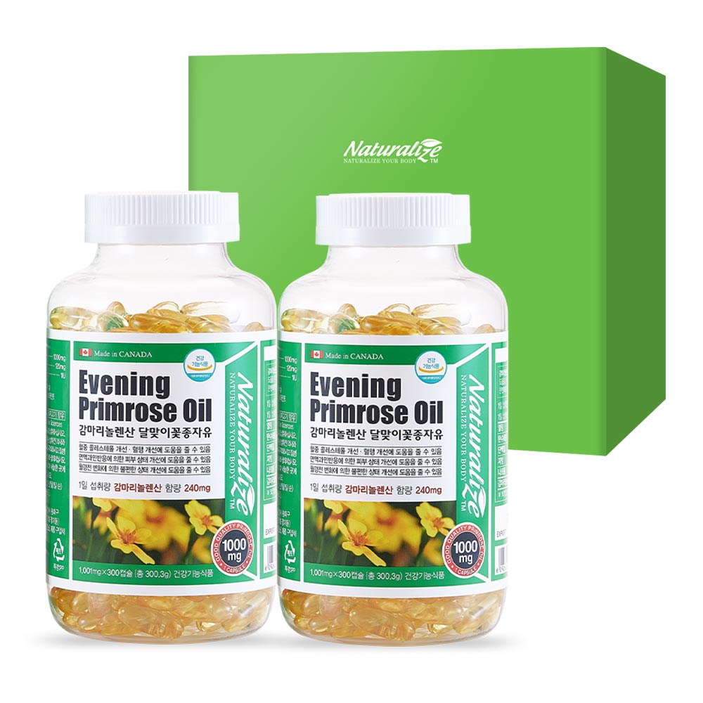 네추럴라이즈 감마리놀렌산 달맞이꽃종자유, 300정, 2개 69,100원