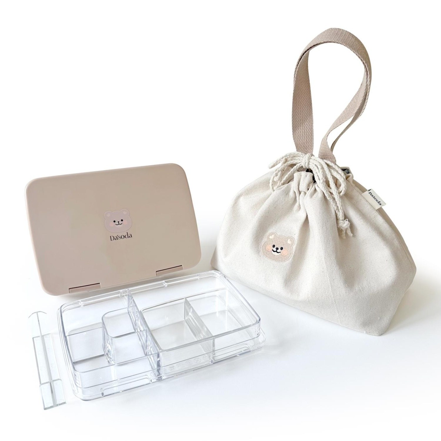 다소다 베어박스 도시락통 세트, 1세트, 베어박스 브라운 세트 29,900원