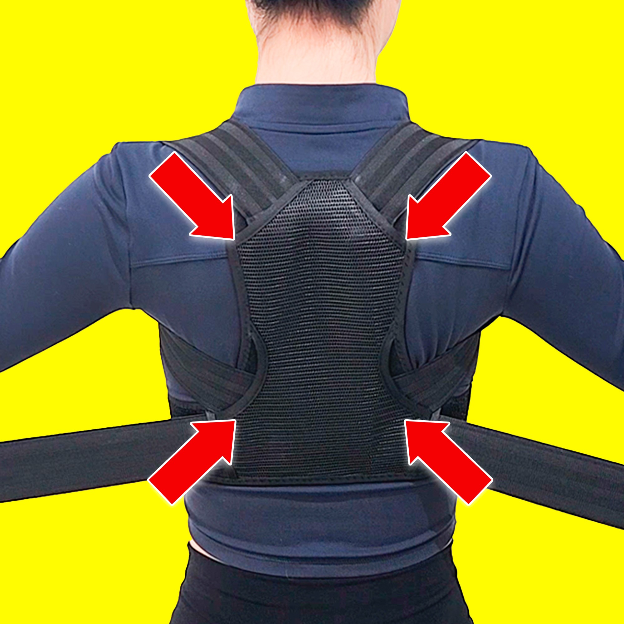 닥터레벨 기능성 자세교정밴드 어깨 교정 밴드 바른 자세 교정기, 1개 39,800원