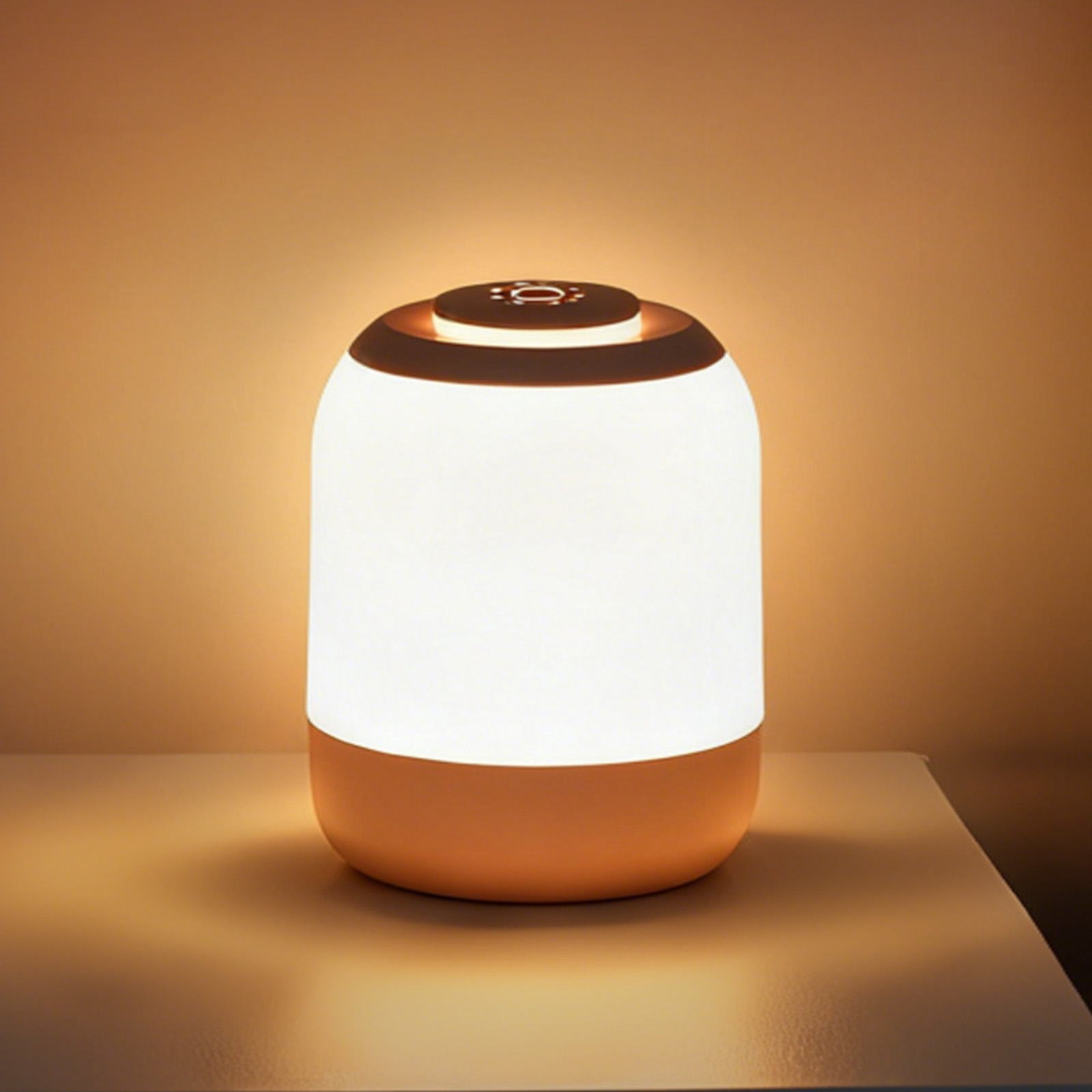 LUTW LED무드등 터치스위치 3단계조절 USB충전 침실 수유등 취침등 감성, 화이트 14,800원